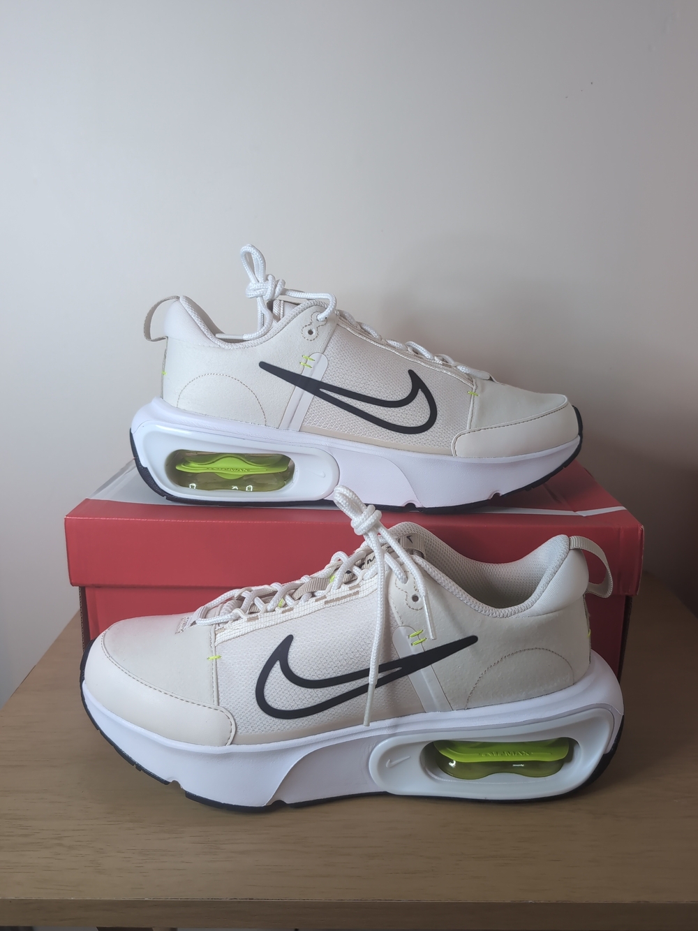 Nike Air Max Interlock INTRLK Trainers Sand White Black DQ2904-003 Size 10